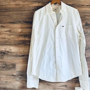 Hollister Flannel Beige Men’s L Vintage Soft